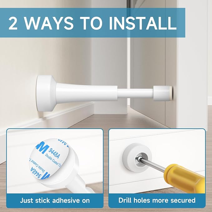 Spring Door Stoppers for Wall - Image 4