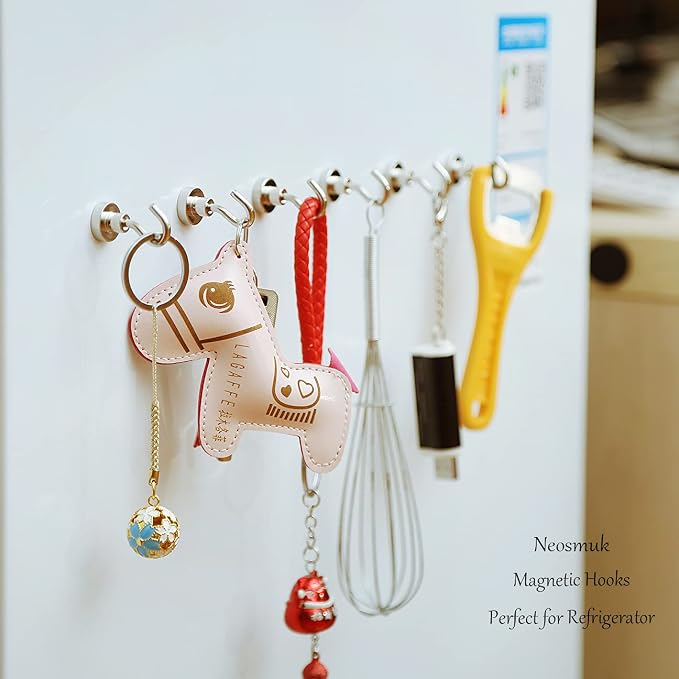 Neosmuk Magnetic Hooks, 30lb Heavy Duty, 15 Pack - Image 3