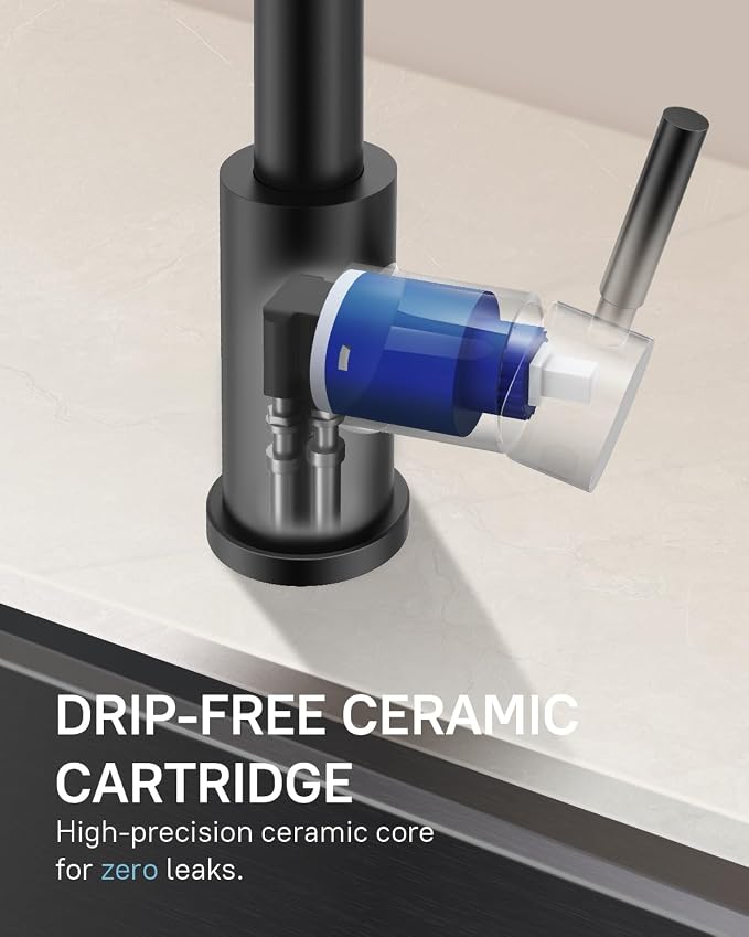WEWE Pull-Down Kitchen Faucet - Image 4