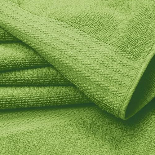 GLAMBURG Premium Cotton 4 Pack Bath Towel Set - Image 2