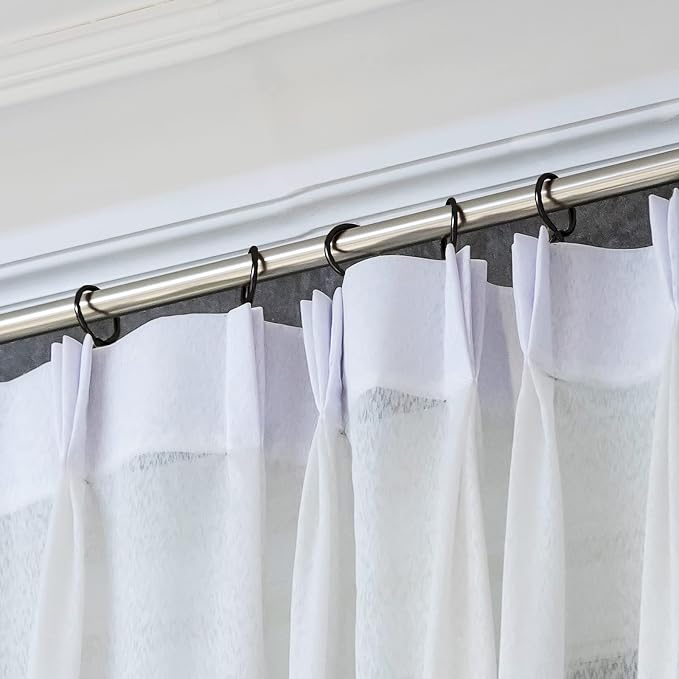 Qunclay 100 Set 1.26 Inch Metal Curtain Rings - Image 7