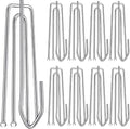 60 Pack Curtain Hooks for Drapes, 4-Prong Pinch Pleat Drapery Hooks | 60 sturdy by Aageme