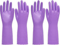 PACIFIC PPE 2 Pairs Dish Gloves, Cotton Flocked Liner, Medium | Waterproof by PACIFICPPE
