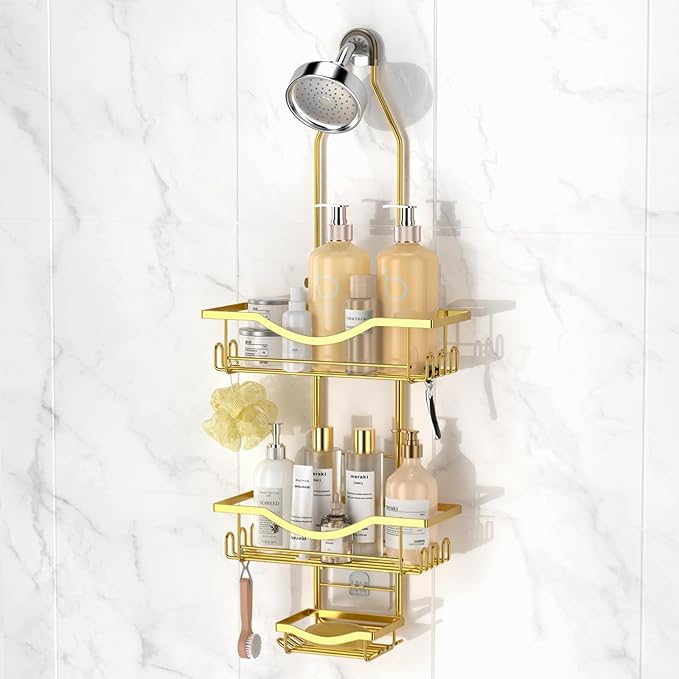 REINHARDT Adjustable Shower Caddy Hanging Rustproof Shower Organizer by REINHARDT