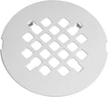 4-1/4” OD Snap-in Shower Drain Cover, Round Shower Drain Strainer Grid by Artiwell