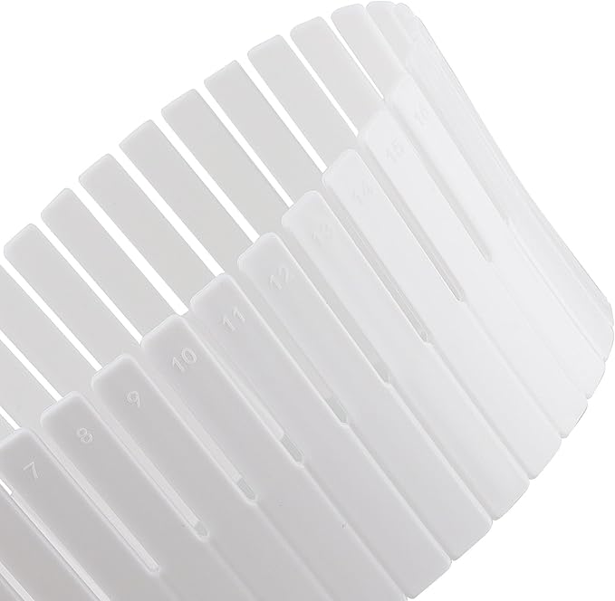 JOIKIT 64 Pack White Plastic DIY Grid Drawer Dividers, Adjustable Drawer - Image 7