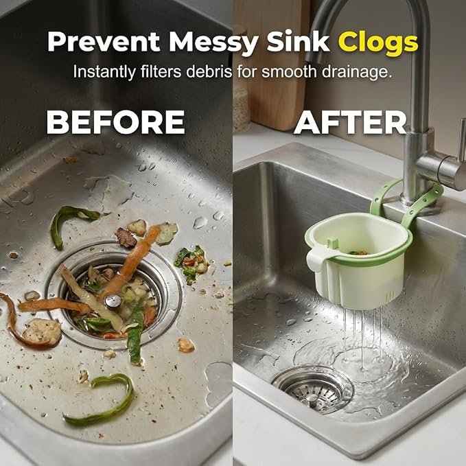 2026 New Cactus Kitchen Sink Strainer Basket, Sink Drain Strainer Self-Cleaning - Image 3