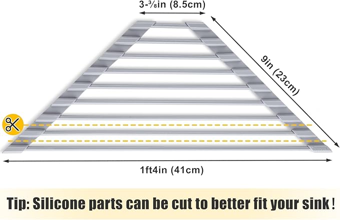 Tomorotec Triangle Roll Up Dish Drying Rack - Image 5
