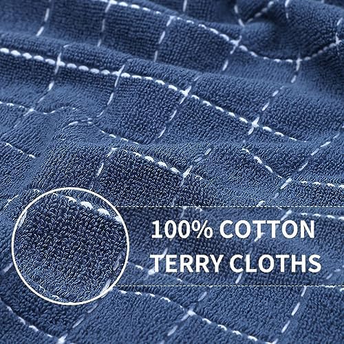 Homaxy 100% Cotton Terry Kitchen Towels, 5 Pack - Image 2