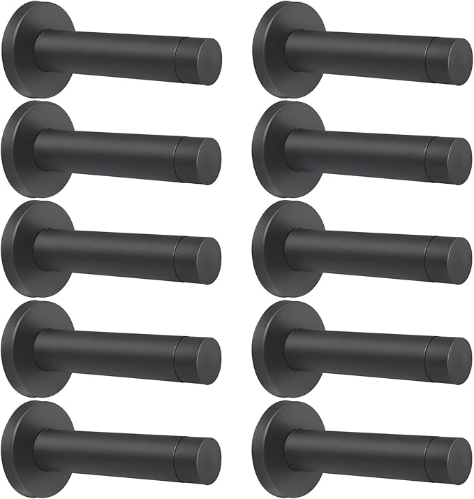 DOKU 10Pcs Door Stop, 3.5 Inch Heavy Duty 304 Stainless Steel Door Stopper by DOKUHOME