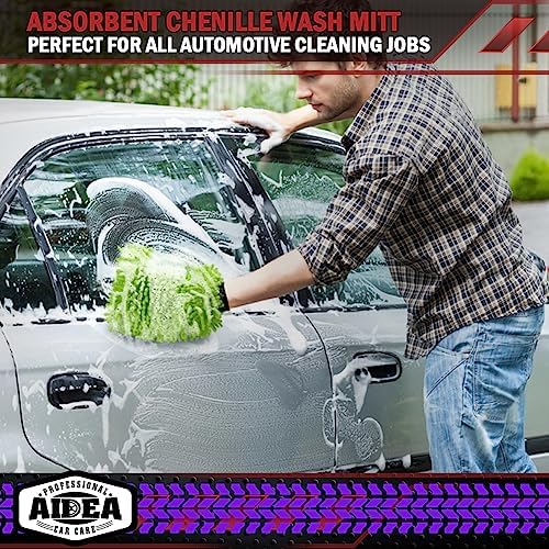 AIDEA Car Wash Mitt Microfiber, Car Wash Brush - Image 6