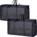 Extra Large Moving Bags with Strong Zippers & Carrying Handles, Storage Bags by Vioetry