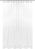 Barossa Design Extra Long Shower Curtain or Liner Heavy Duty 72x80 by BarossaDesign