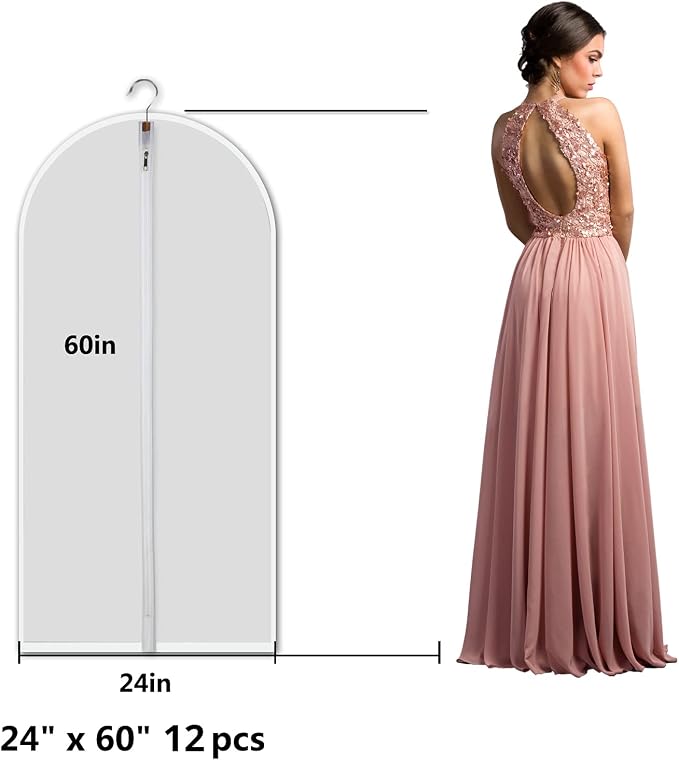 MsKitchen 6 Pack Long Garment Bags - Image 2