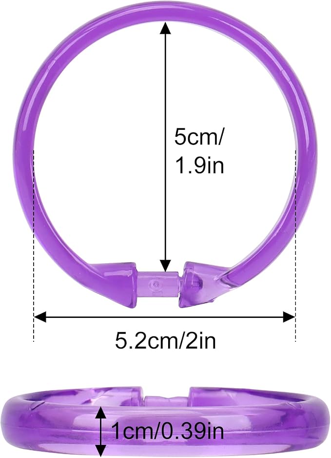 Colorful Shower Curtain Hooks - Image 4