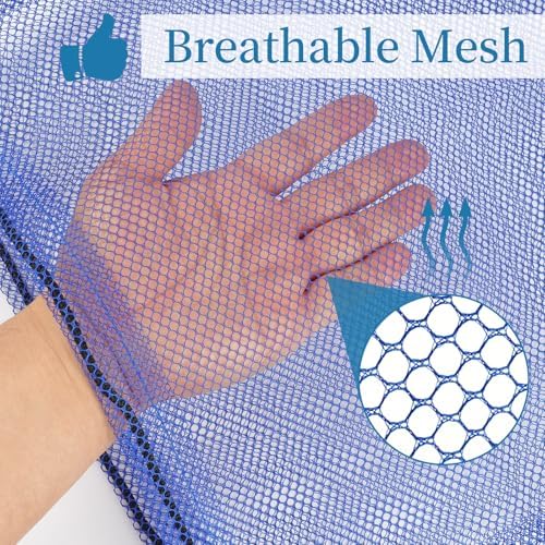 6 Pack Mesh Bag Drawstring for Storage, 23 x 35 Inch Net Bags - Image 5