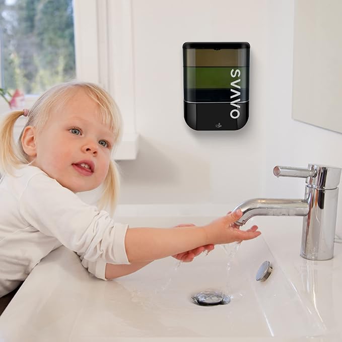 SVAVO Automatic Soap Dispenser Touchless, Hand Sanitizer Dispenser Wall Mount - Image 5