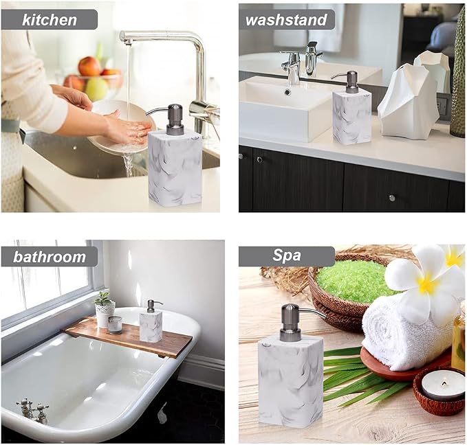 Soap Dispenser 2 Pack, 15 Oz Soap Dispenser - Image 2