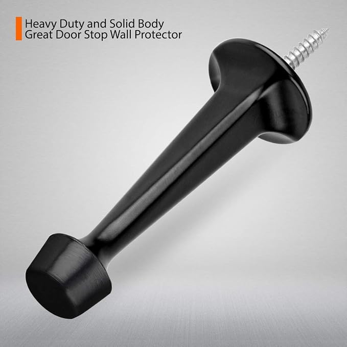 2 Pack Solid Rigid Door Stops - Image 2