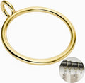 100 Packs Gold Metal Curtain Rings by GASRONS