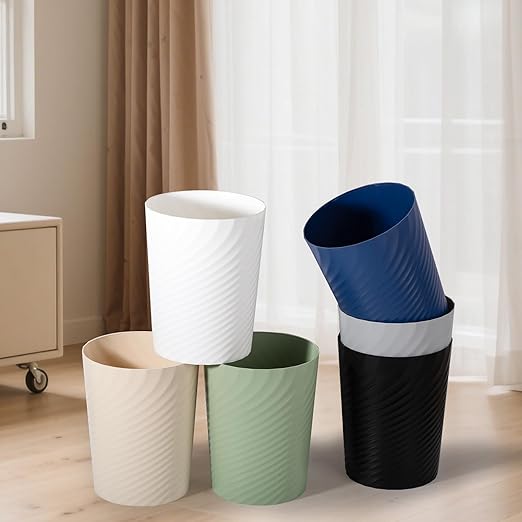 Small Bathroom Trash Can with Bags Garbage Can, 3 Pack, Kids Room, 1.8 Gallo - Image 6