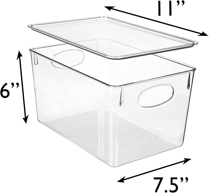 CLEARSPACE Plastic Storage Bins - Image 6