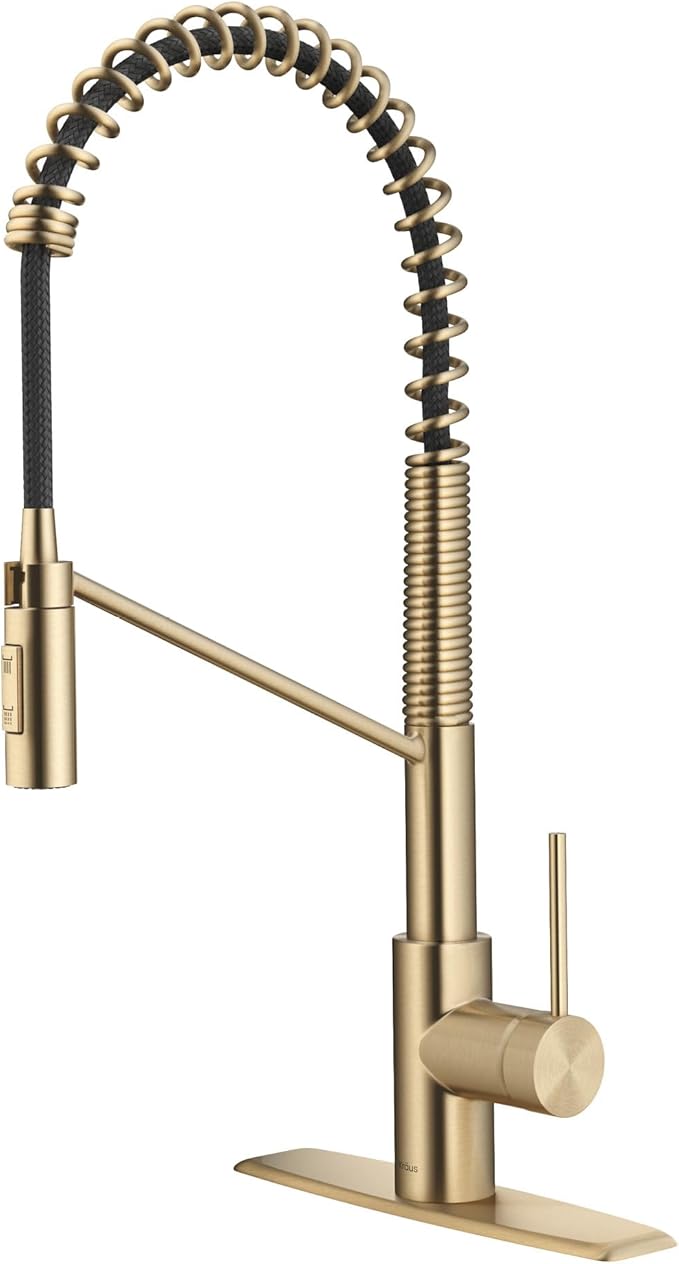 KRAUS Oletto Commercial Style Single Handle Pull Down Kitchen Faucet by Unknown