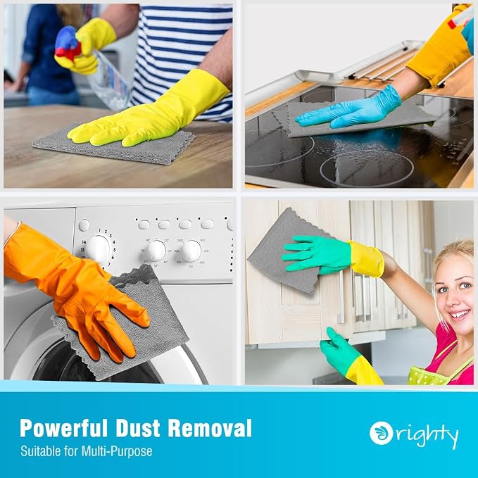 Orighty Microfiber Cleaning Cloth Bulk, 100 Pack, 11.5x11.5 inch, Soft Highly - Image 7