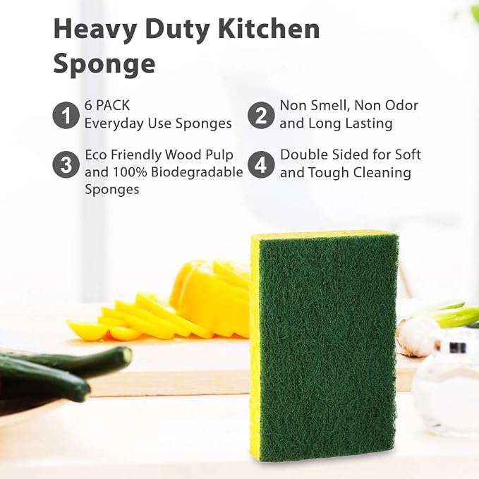 SCRUBIT Heavy Duty Scrub Sponges - Image 6