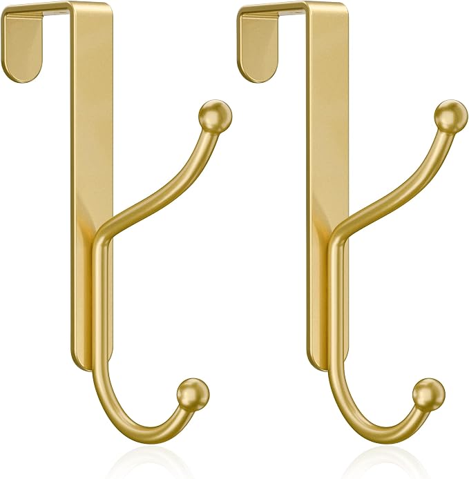 niffgaff Over Door Hook 2-Pack, Heavy Duty Door Hanger, Fits Interior Doors 1.4 by niffgaff