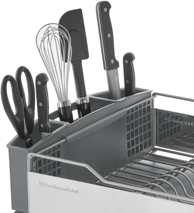 KitchenAid Large Capacity Full Size Rust Resistant Dish Rack - Image 7