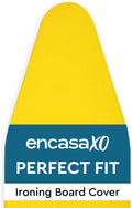 Encasa XO Ironing Board Cover and Pad, Wide 49"x18" by EncasaXO