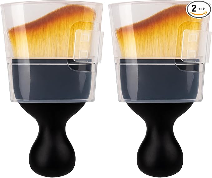 Amrules 2 Pcs Car Interior Detailing Brush Cleaning Tools, Gentle on Surfaces by Amrules
