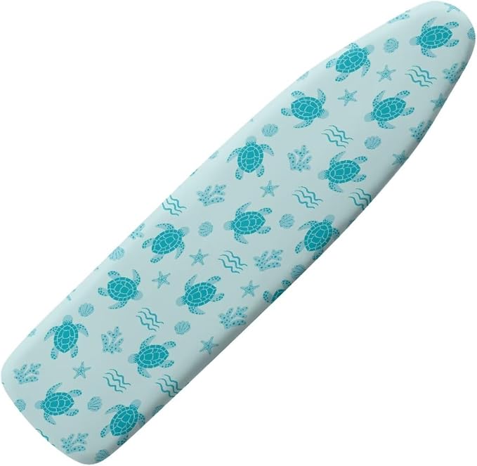 Turtle Print Ironing Board Cover 15x48 Ironing Board Cover, Resist Scorching by PJHEQOXE