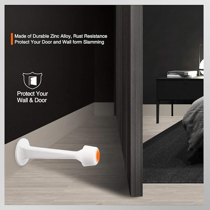 10 Pack Solid Rigid Door Stops - Image 5