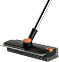 Floor Scrub Brush with Squeegee Long Handle 3 in 1 tub Brush 52'' 2026 Upgraded by ARAINY