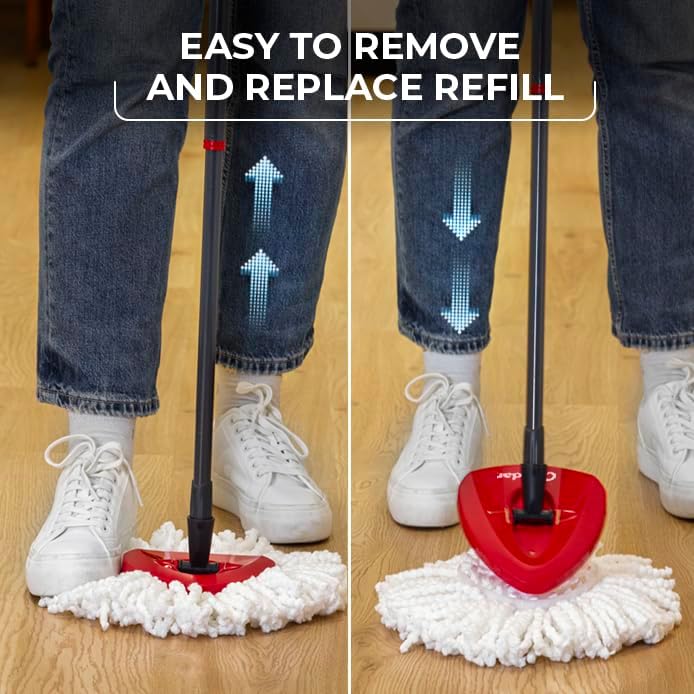 O-Cedar Microfiber EasyWring Spin Mop Refill - Image 6