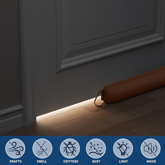 MAGZO Under Door Draft Stopper 36 Inches, Washable Under Door Gap Filler - Image 4