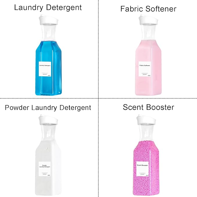 50 OZ Liquid Laundry Detergent Dispenser, Plastic Detergent Container - Image 3