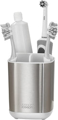 Joseph Joseph EasyStore Stainless-Steel Toothbrush Holder Bathroom Storage by Unknown