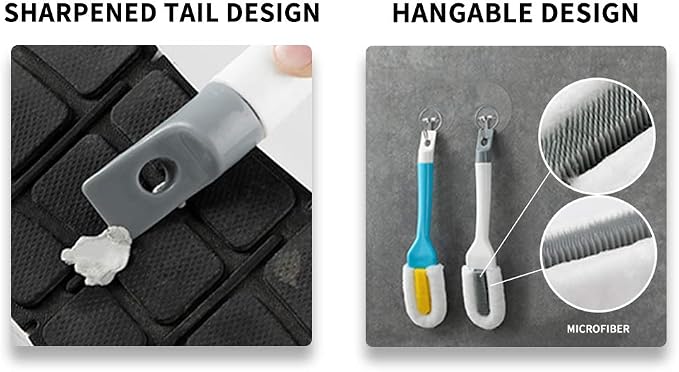 Andiker Professional Cleaning Shoe Brush, Hangable Soft Bristle Shoes Cleaning - Image 5