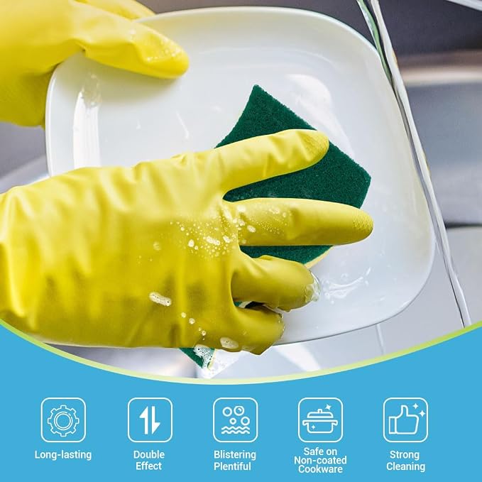 AIDEA Sponges Kitchen, Dish Sponges, Heavy-Duty Scrub Sponge | Kitchen Sponge - Image 2