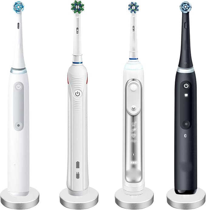 2Pack Silver Electric Toothbrush Holder - Image 3
