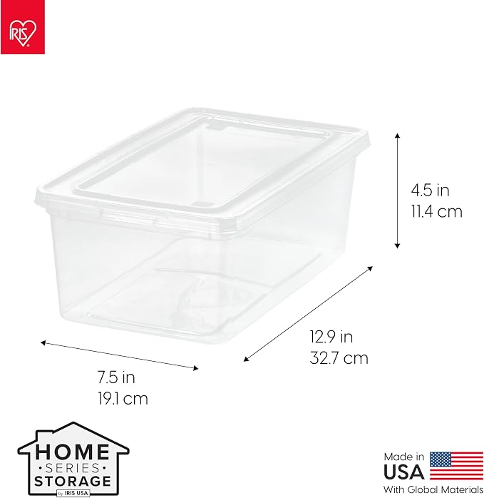 IRIS USA 20-Pack 6 Qt Storage Bins - Image 2