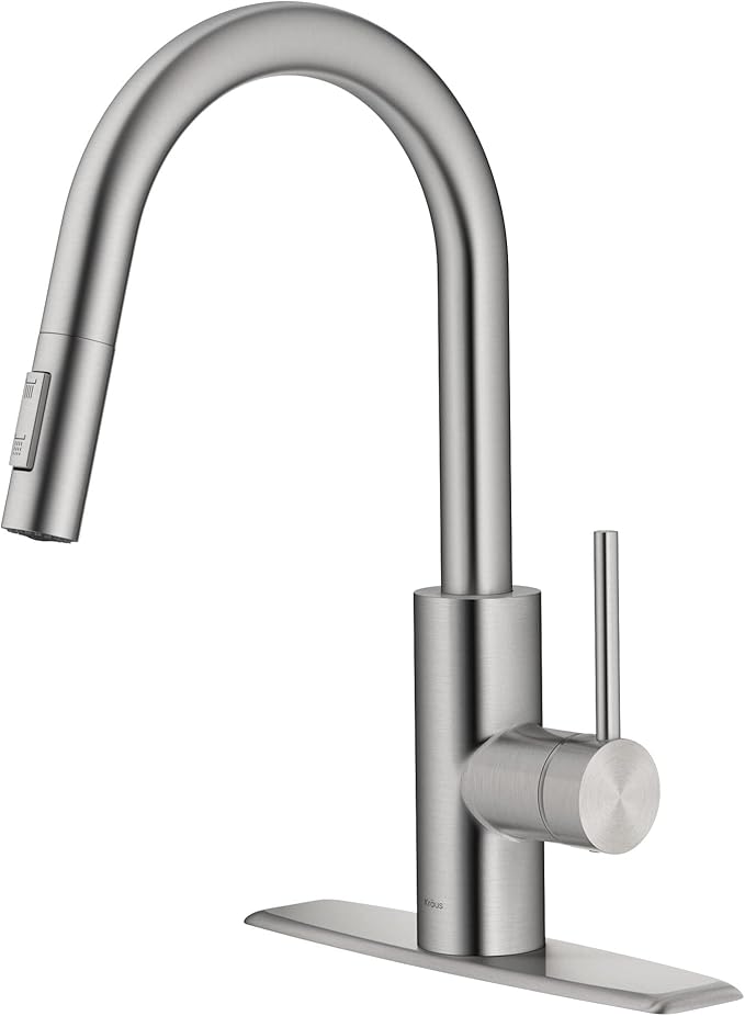 KRAUS Spot Free Stainless Steel Pull Down Kitchen Faucet KPF-2620SFS | by Unknown