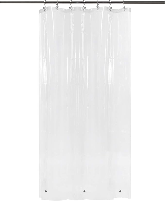 Barossa Design Narrow Shower Curtain Liner Waterproof PEVA by BarossaDesign
