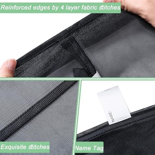1 Pack Mesh Travel Laundry Bag 24" x 36"Extra Large Dirty Clothes Organizer - Image 4