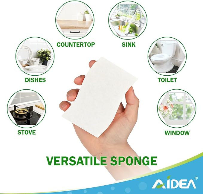 AIDEA Sponges Kitchen, Non-Scratch Scrub Sponge-24Count, Sponges - Image 6