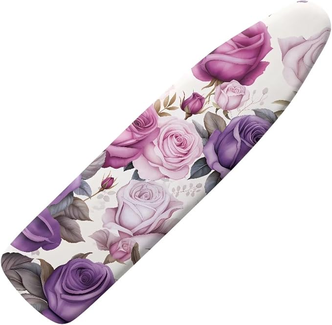 Floral Ironing Board Cover and Pad 15x54 Inch, Iron Board Cover by Hinthetall