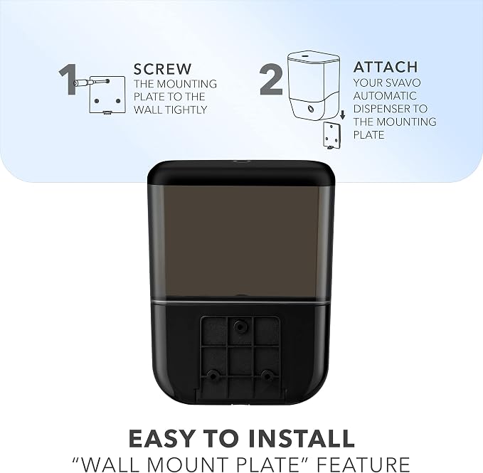 SVAVO Automatic Soap Dispenser Touchless, Hand Sanitizer Dispenser Wall Mount - Image 6